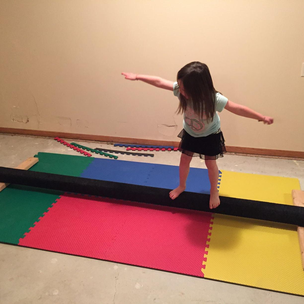 Dad Tackles Home Gymnastics Project Gets Unexpected Result