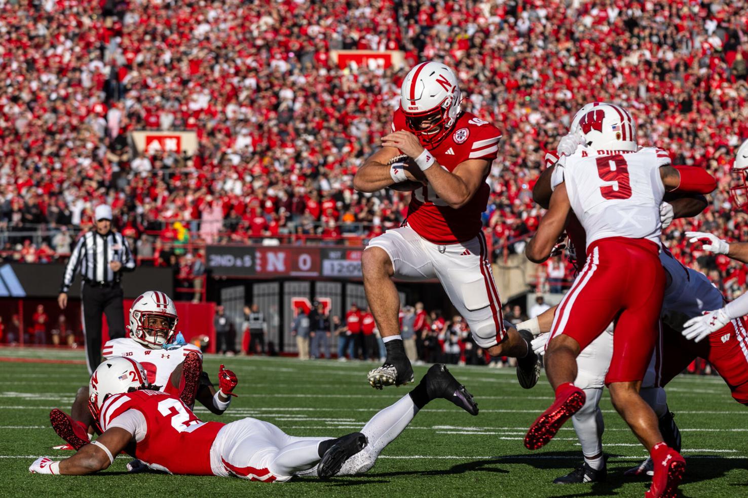 Live Nebraska football vs. Wisconsin