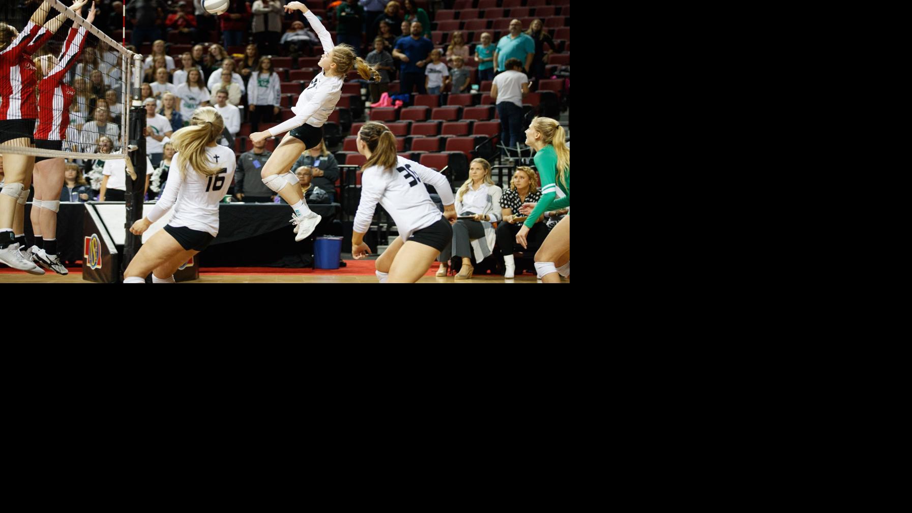 Omaha Skutt's Lindsay Krause and two other Husker volleyball recruits