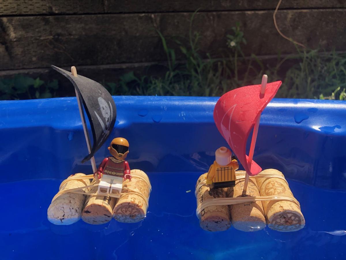 These easy, adorable wine cork boats will keep kids busy for hours