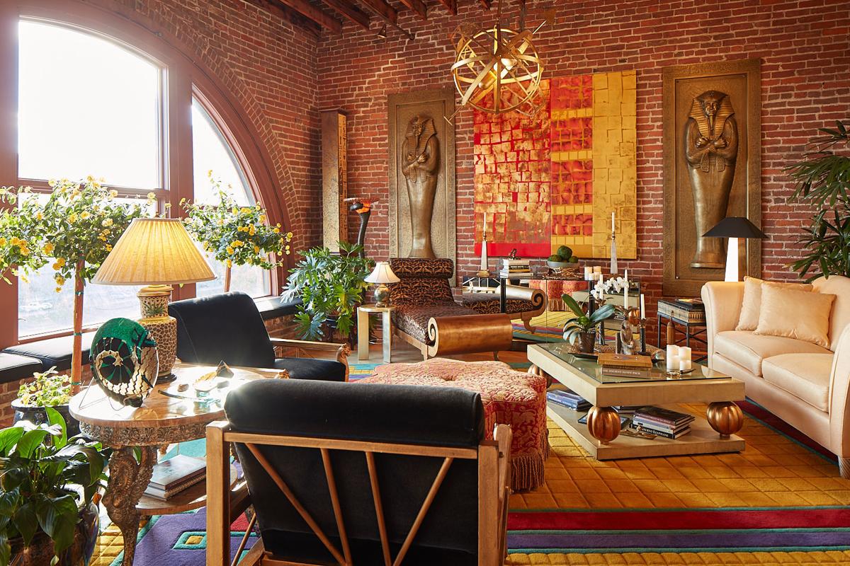 Gift Of The Nile Egyptian Themed Decor Blends With Modern Art