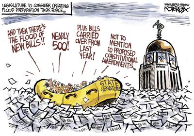 Jeff Koterba's latest cartoon: a different kind of flood