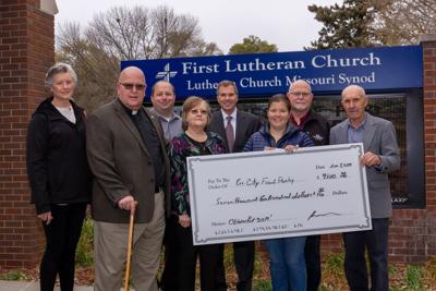 First Lutheran Donates 7 500 To Tri City Food Pantry Papillion