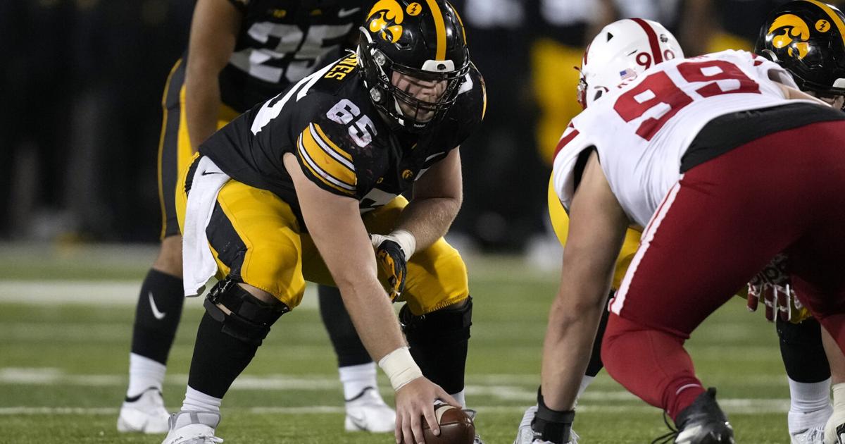 Iowa notes: Excitement builds for second year of Logan Jones at center