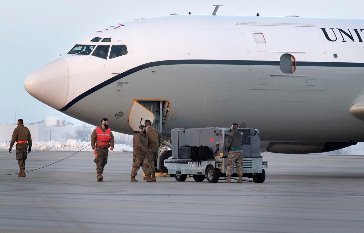 First Offutt plane lands at Lincoln Airport as fleet relocates for