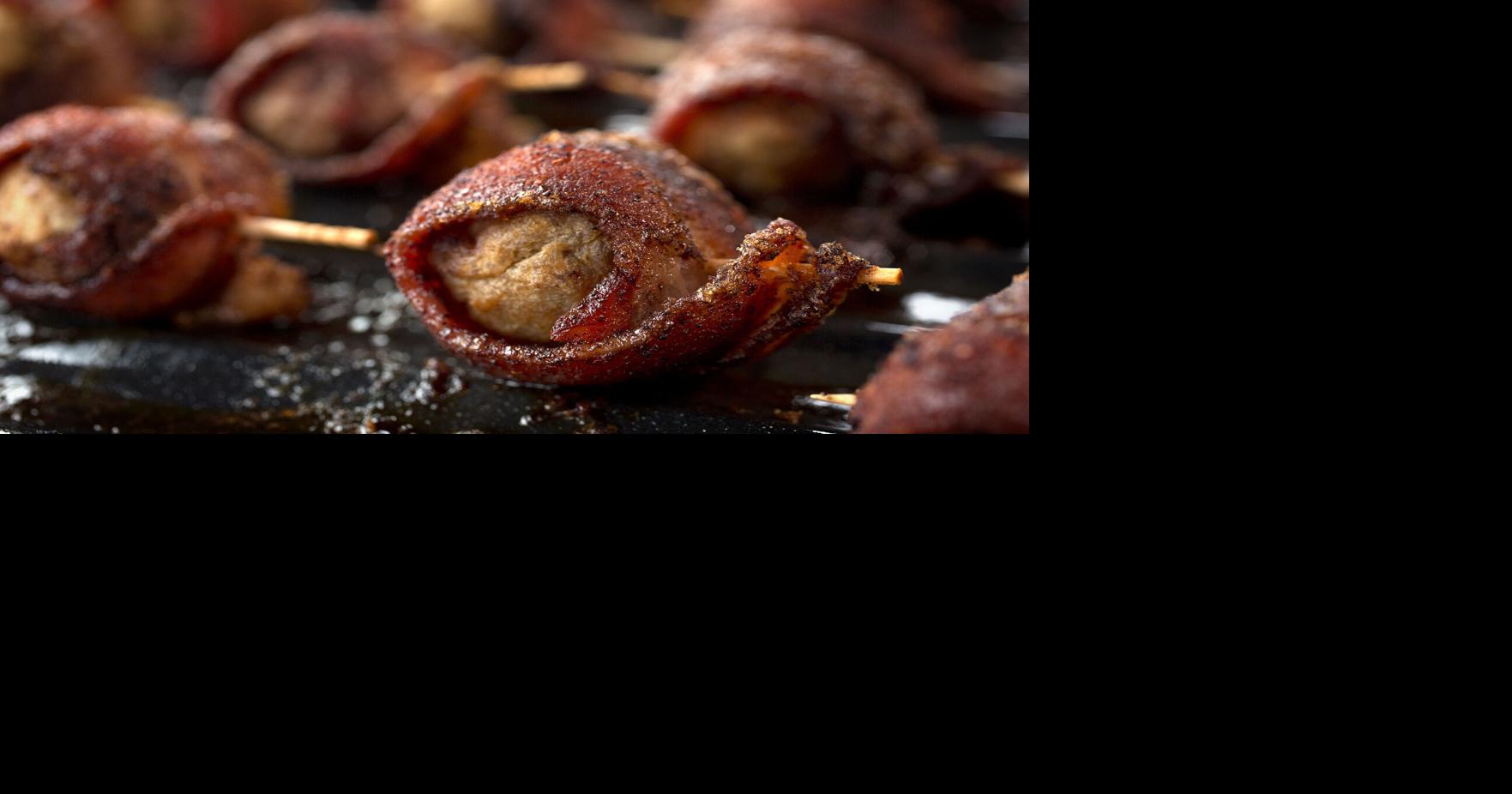 Omaha Dines Recipes Bacon wrapped meatballs