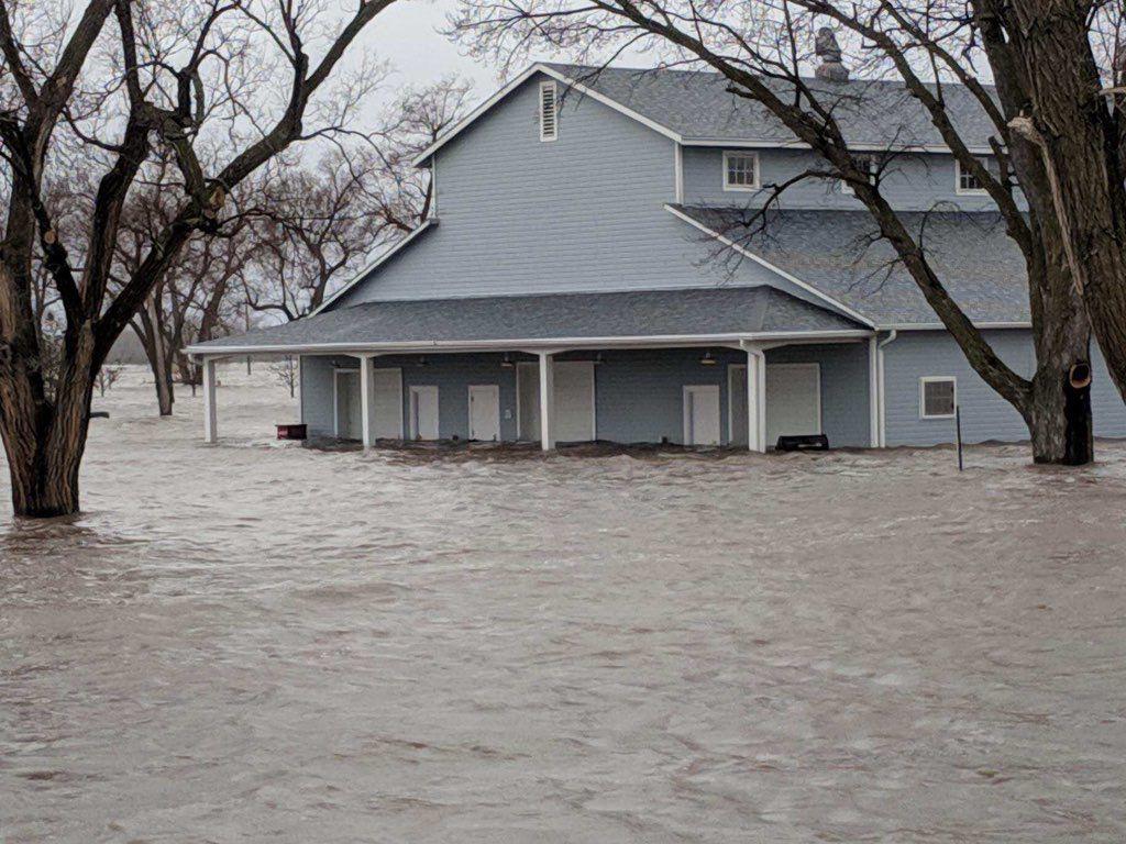 Military Flooding Woes Guard S Camp Ashland Inundated Offutt Personnel Filling Sandbags Weather Omaha Com