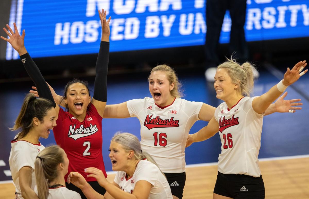 No. 5 seed Nebraska opens NCAA tournament with a sweep of Ball State