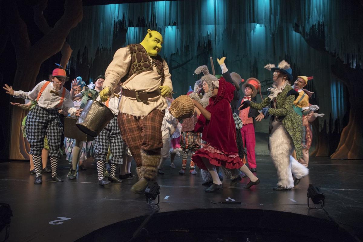 Review Omaha Playhouse S Shrek The Musical Is First Rate Fast