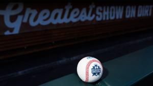 NCAA 2026 Men's College World Series baseball dugout