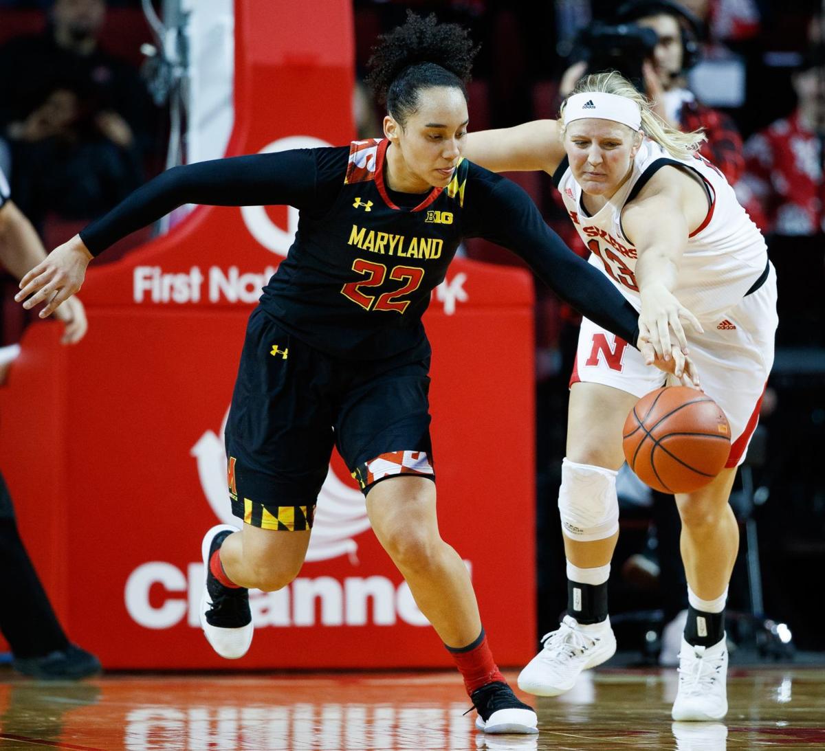 Husker Women Can T Break Through Against Maryland Terrapins Coach