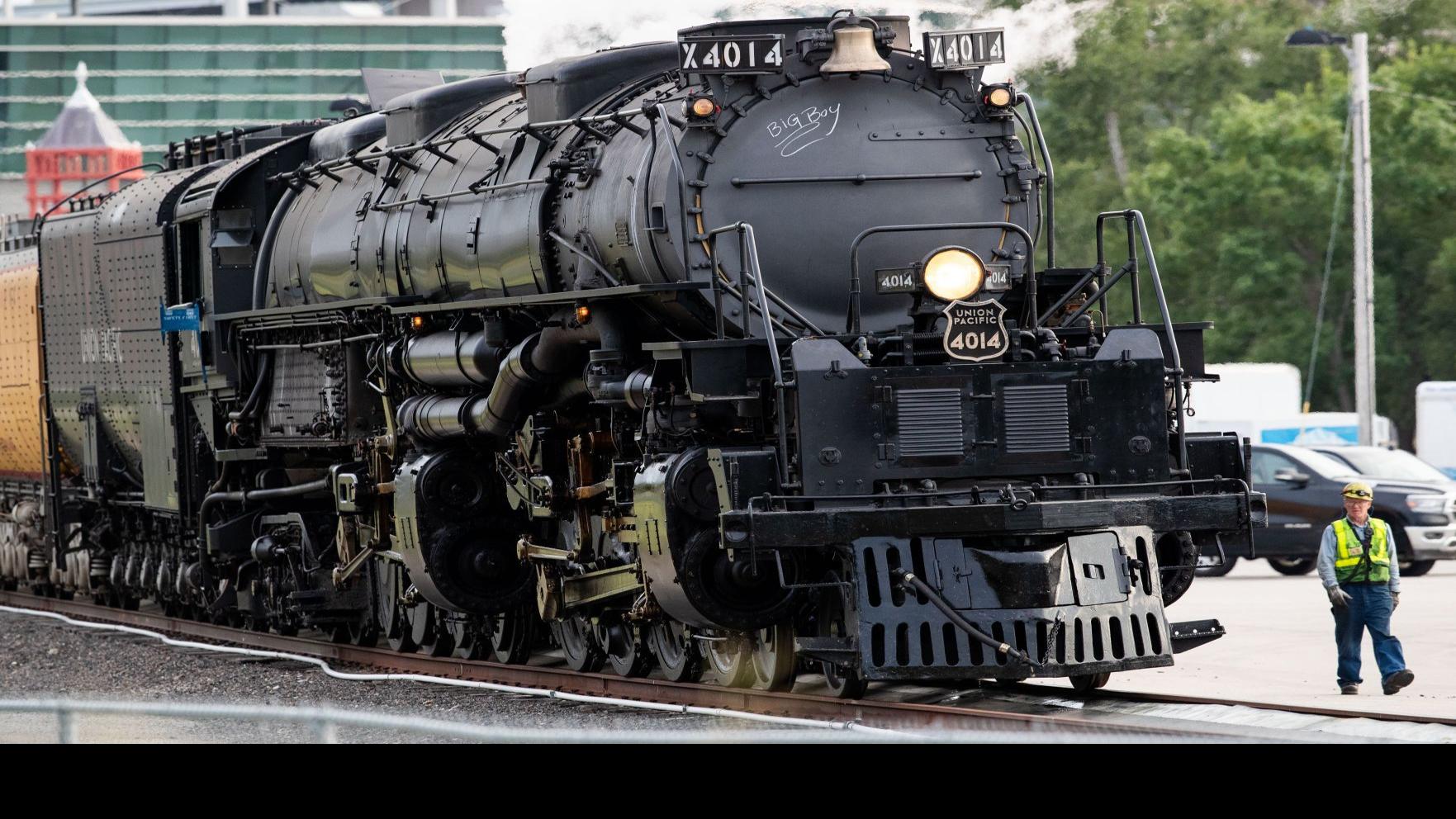 Big Boy Makes Return Trip Through Omaha Steam Engine To Be On
