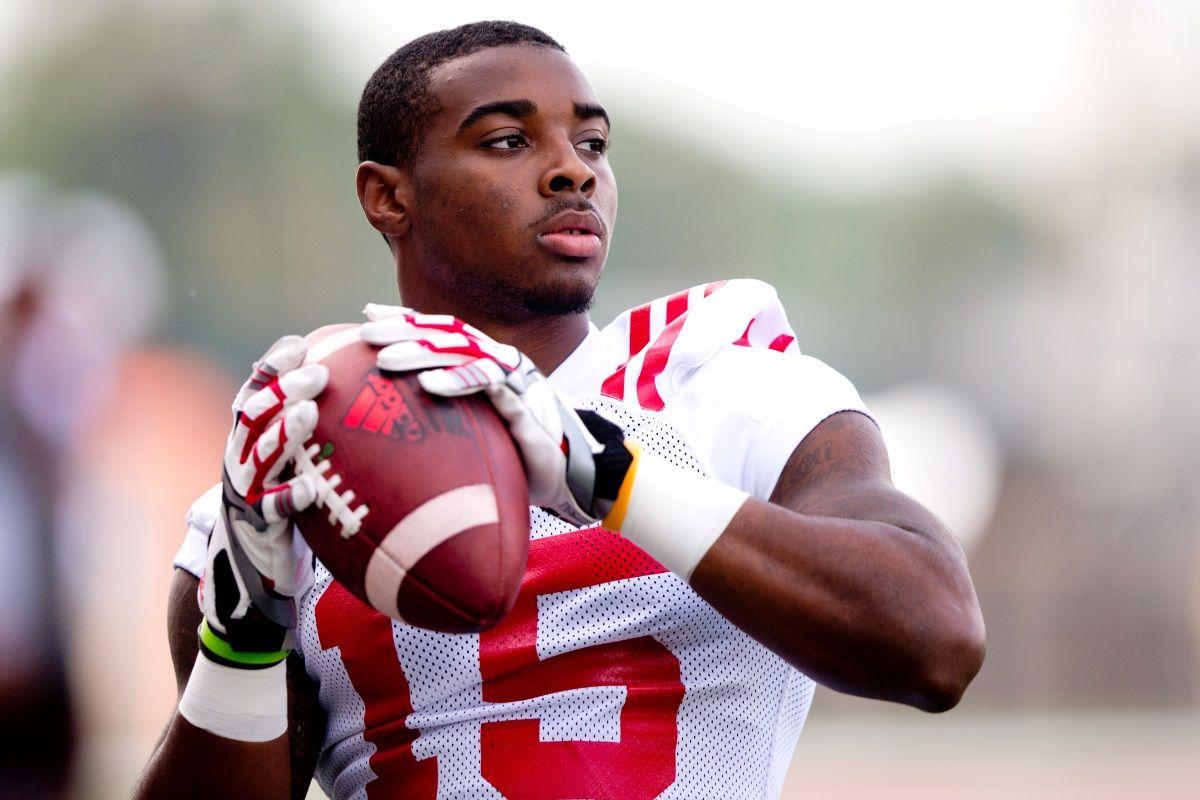 Notes De’Mornay PiersonEl back at practice for Huskers