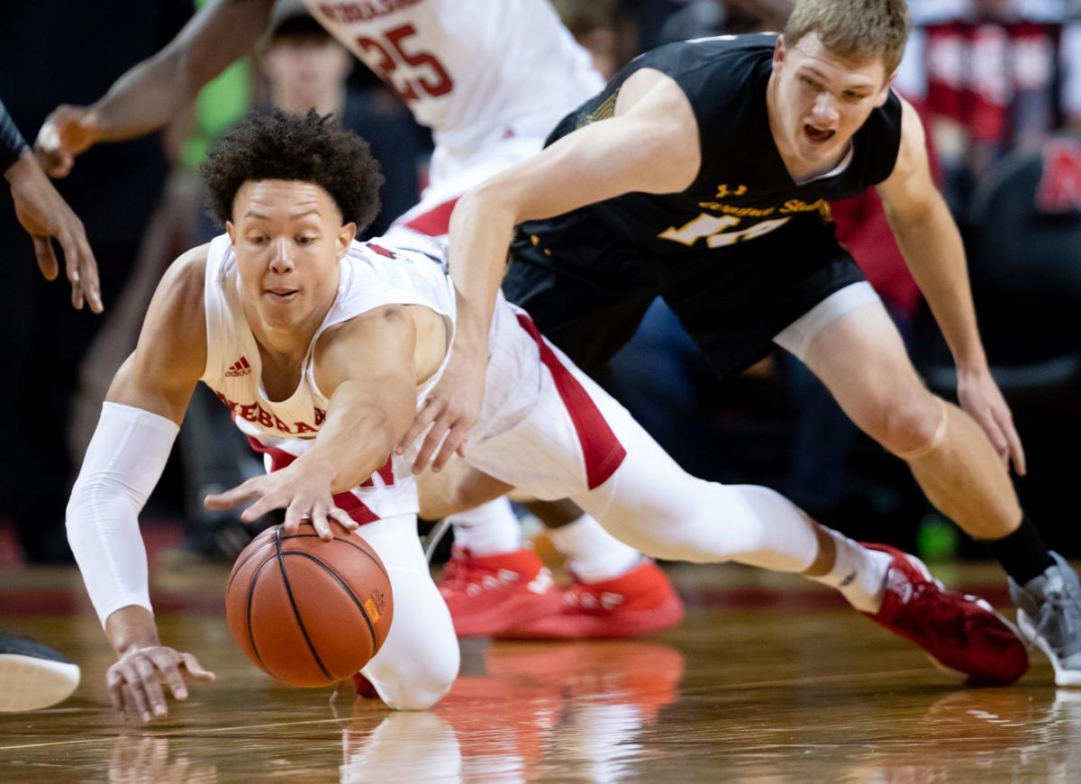 Isaiah Roby S Double Double Leads Nebraska Basketball To