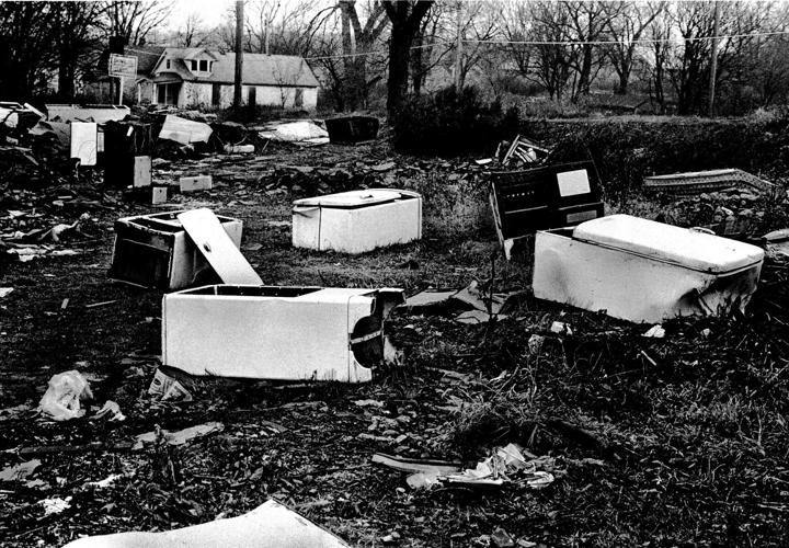 Garbage at 13th and Frederick 1967