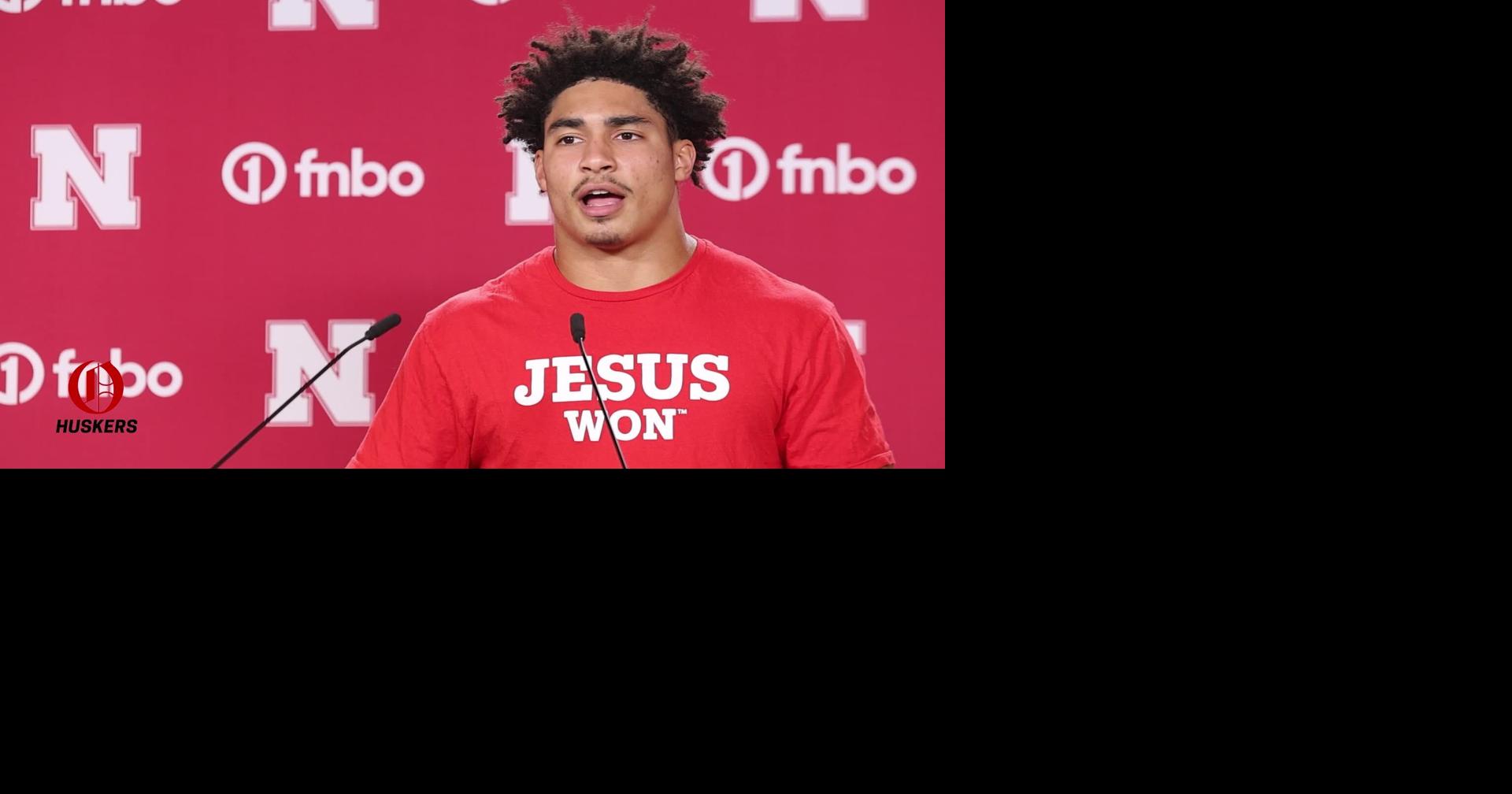 Nebraska's Donovan Jones after win over Bowling Green