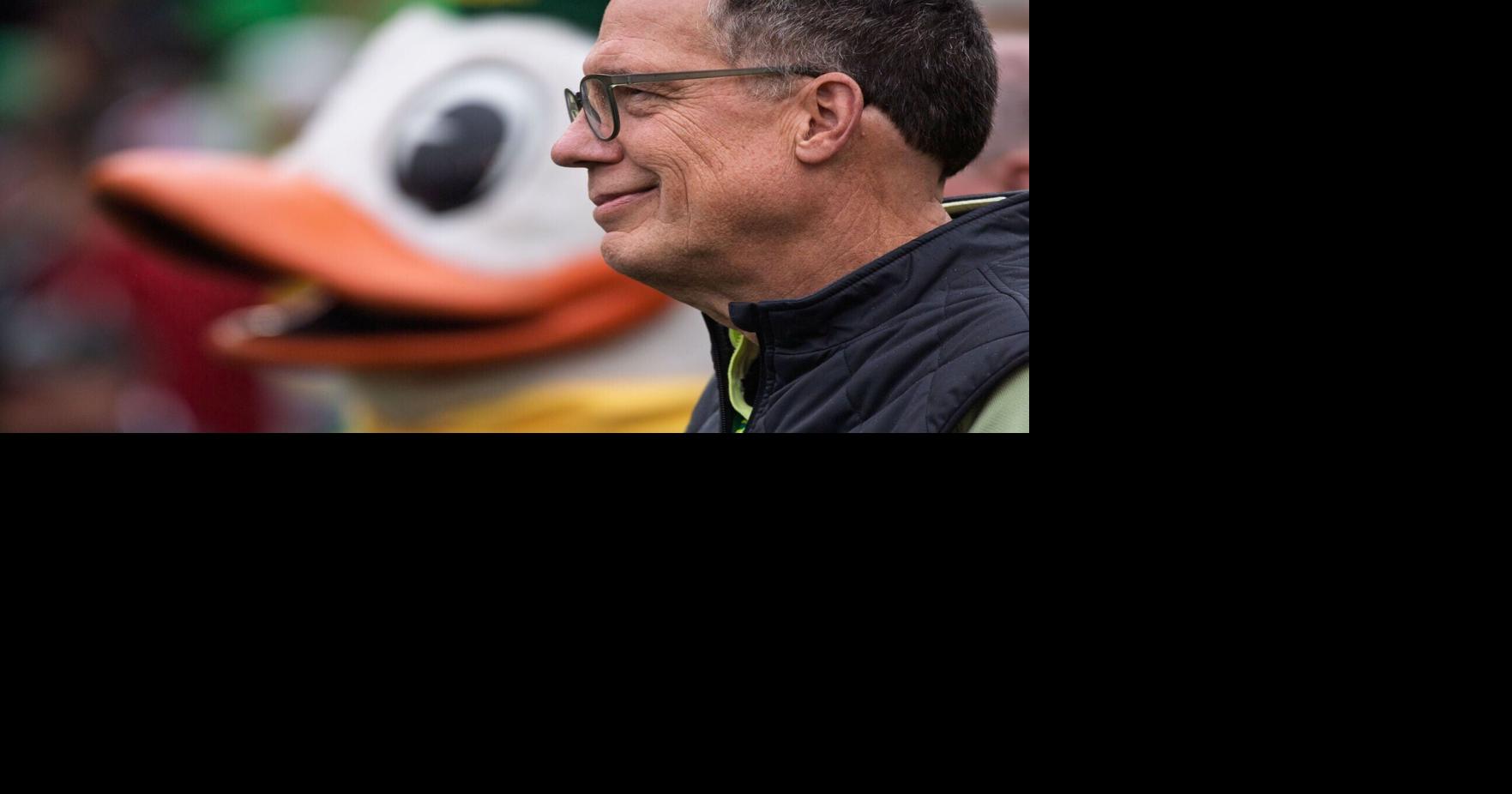 Oregon president grew up a Husker fan. Today, he’s rooting for the Ducks.
