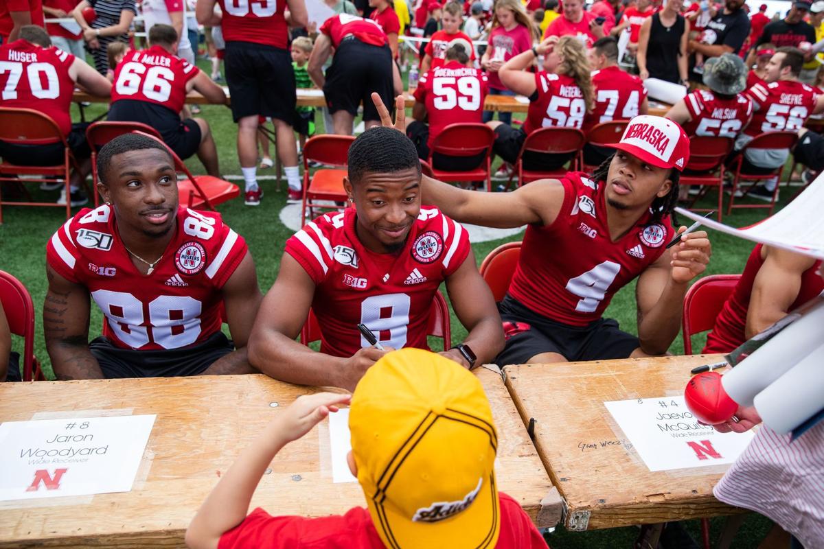Photos Nebraska Football Fan Day 2019 Football