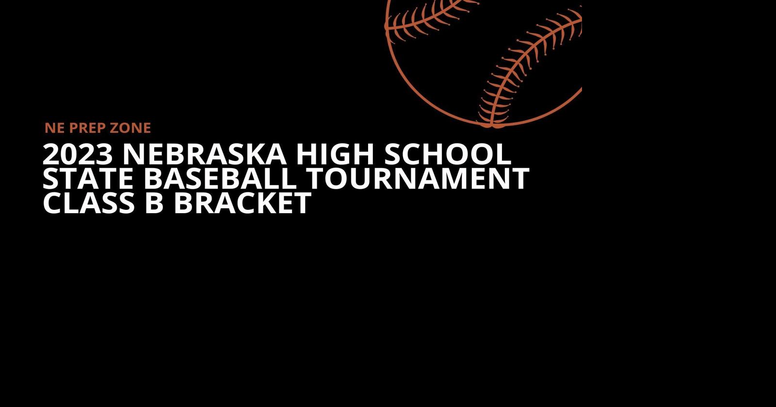 Nebraska high school state baseball Class B bracket, May 16