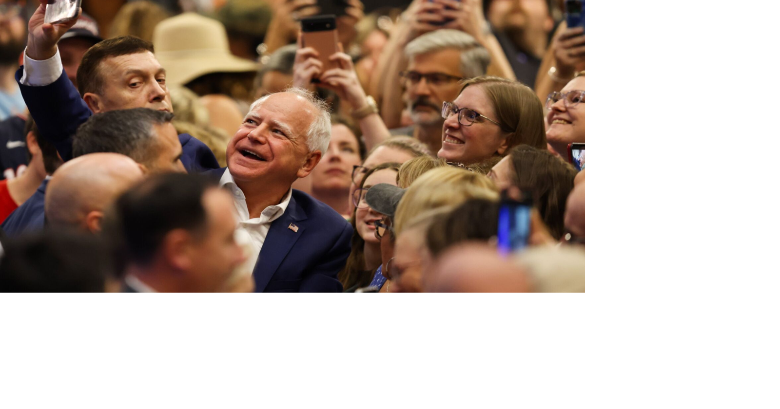 'Good to be back home': Tim Walz rallies Nebraska, hoping to turn parts ...