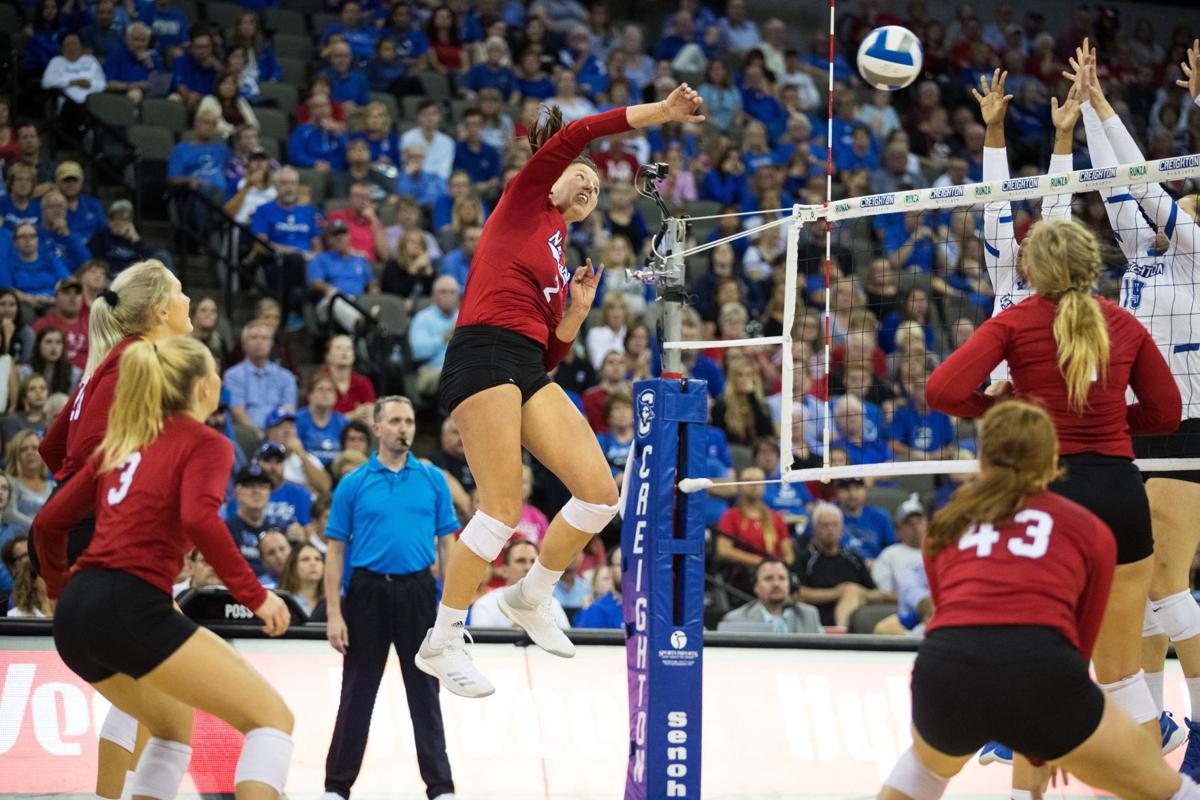 Nebraska's smalltown girl, Mikaela Foecke, is a bigtime hitter