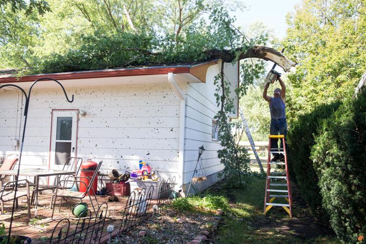 'It left a path right through the middle of town' Storm batters Wymore