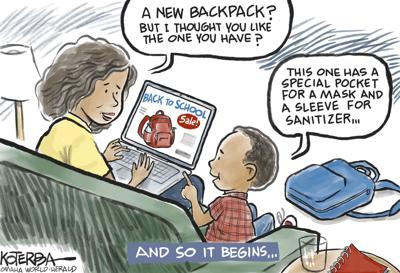 Jeff Koterba's latest cartoon: A whole new back to school