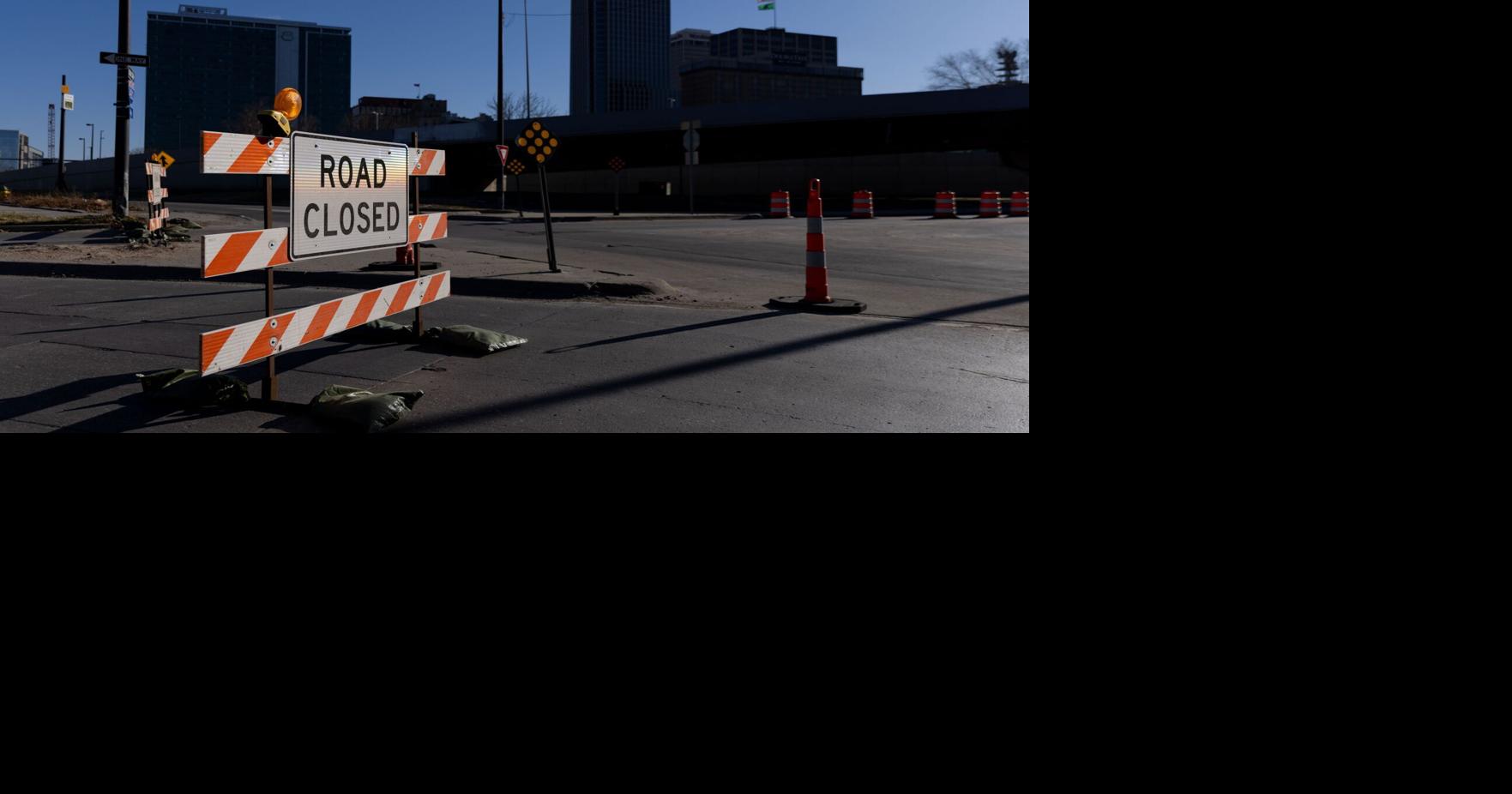 Interstate 480 lane and ramp closures begin Monday in downtown Omaha