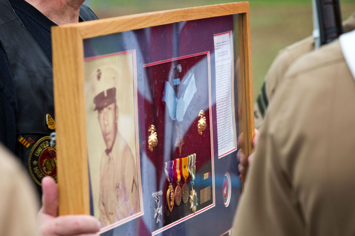 Fallen Marine Miguel Keith honored as his Medal of Honor returns to ...