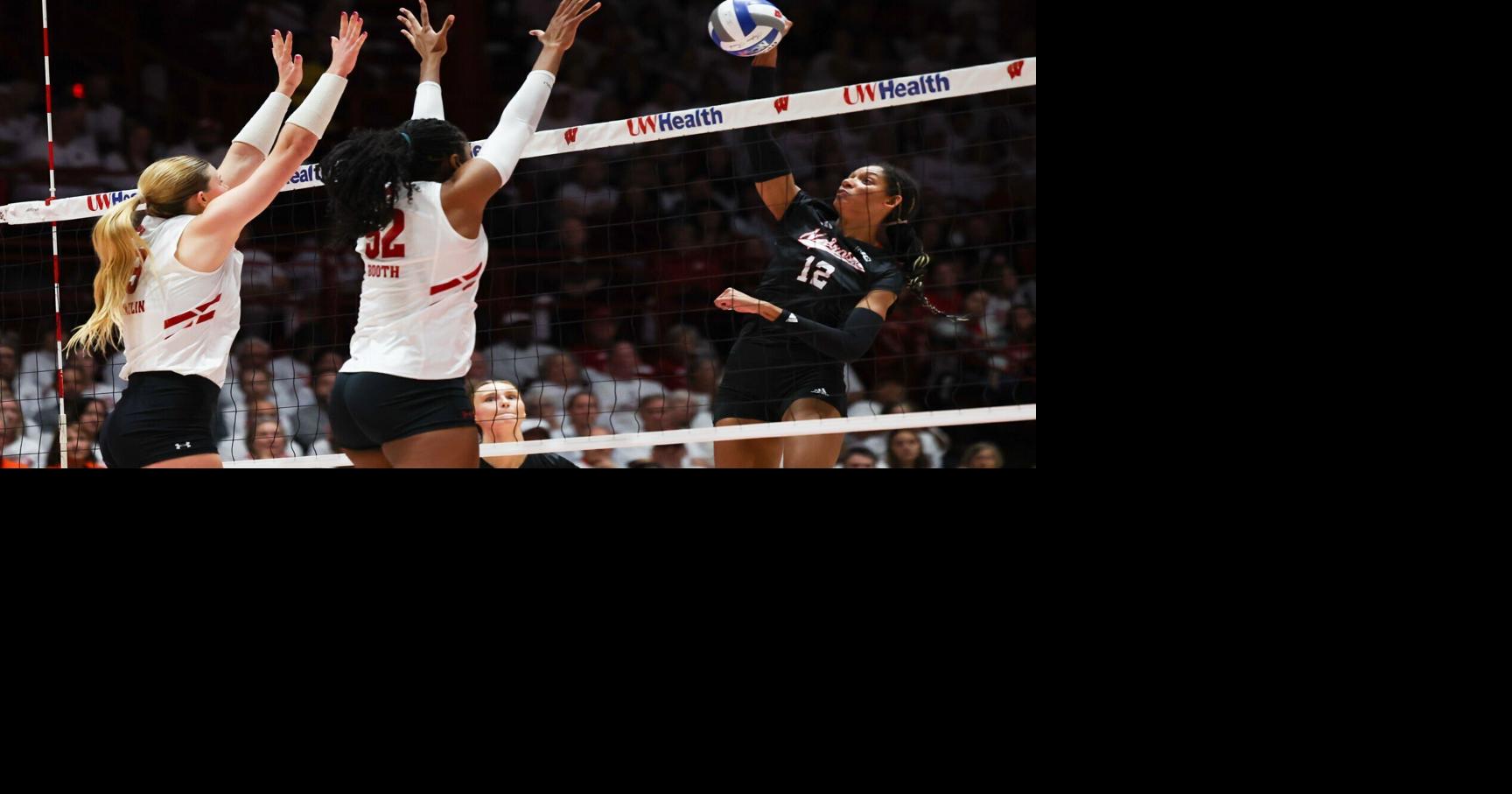 No. 2 Nebraska volleyball sweeps No. 7 Wisconsin for Huskers' first win in ...