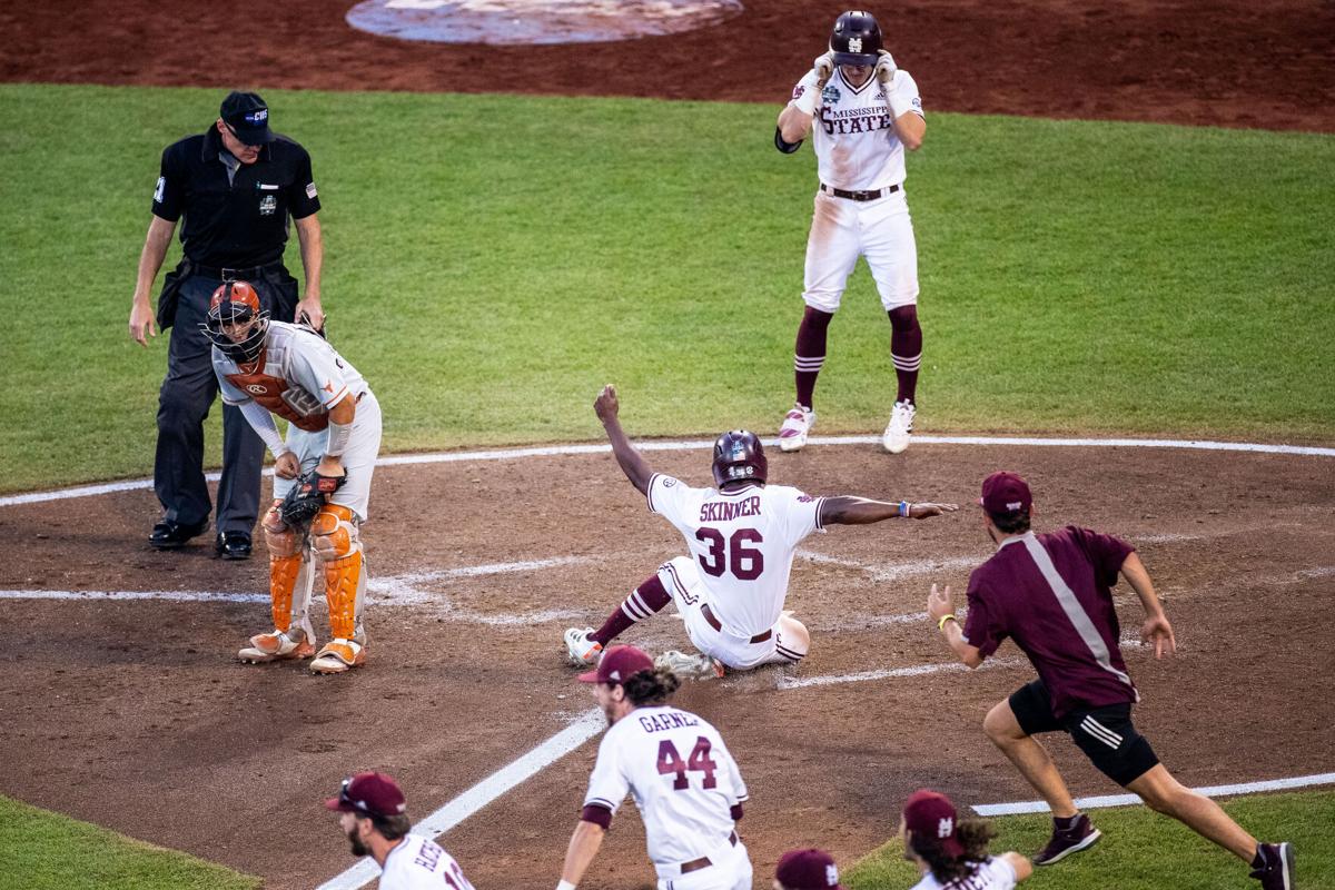 Who are the Mississippi State vs. Notre Dame baseball umpiresMonday