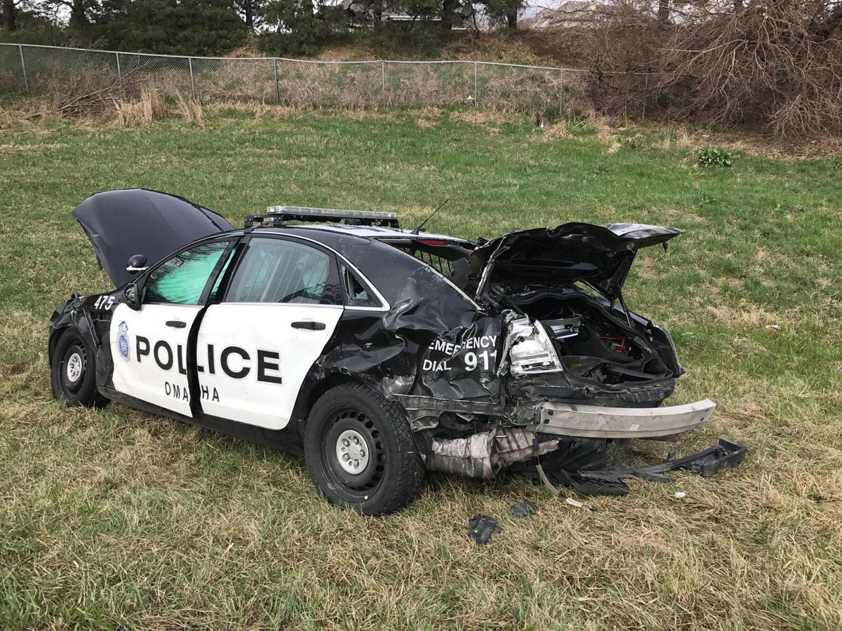 Crash On I-80 In Southwest Omaha Leaves Police Officer, Another Person ...