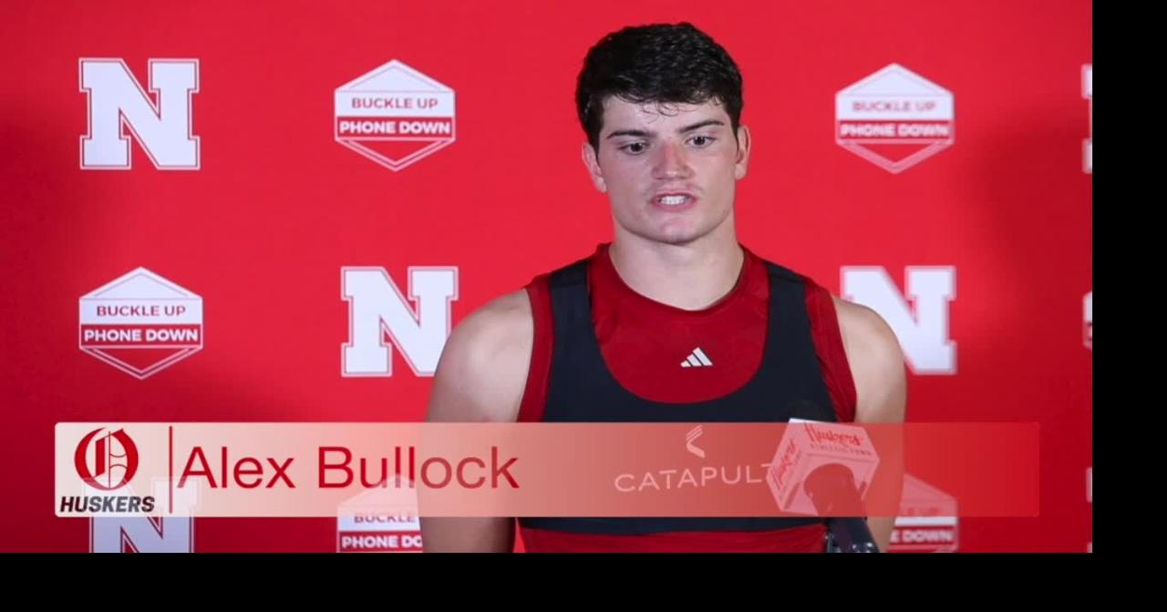Nebraska's Alex Bullock press conference from Aug. 14