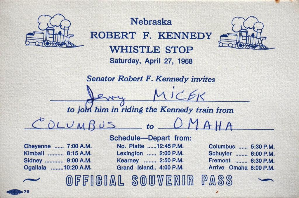 Remembering Robert F Kennedy S Whistle Stop Tour Across Nebraska 50 Years Ago State And Regional News Omaha Com