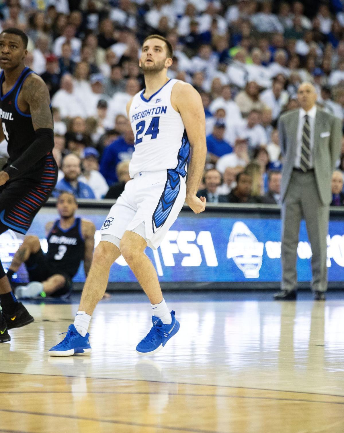Mitch Ballock Breaks School Record With 11 3 Pointers As Creighton Holds Off Depaul Creighton Omaha Com