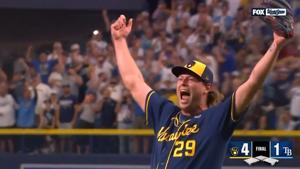 Moment: Brewers beat the Rays 4-1 in Game 5 to win the first World Series title in franchise history
