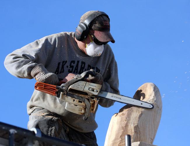 Sculpture brought to life at Papillion Manor