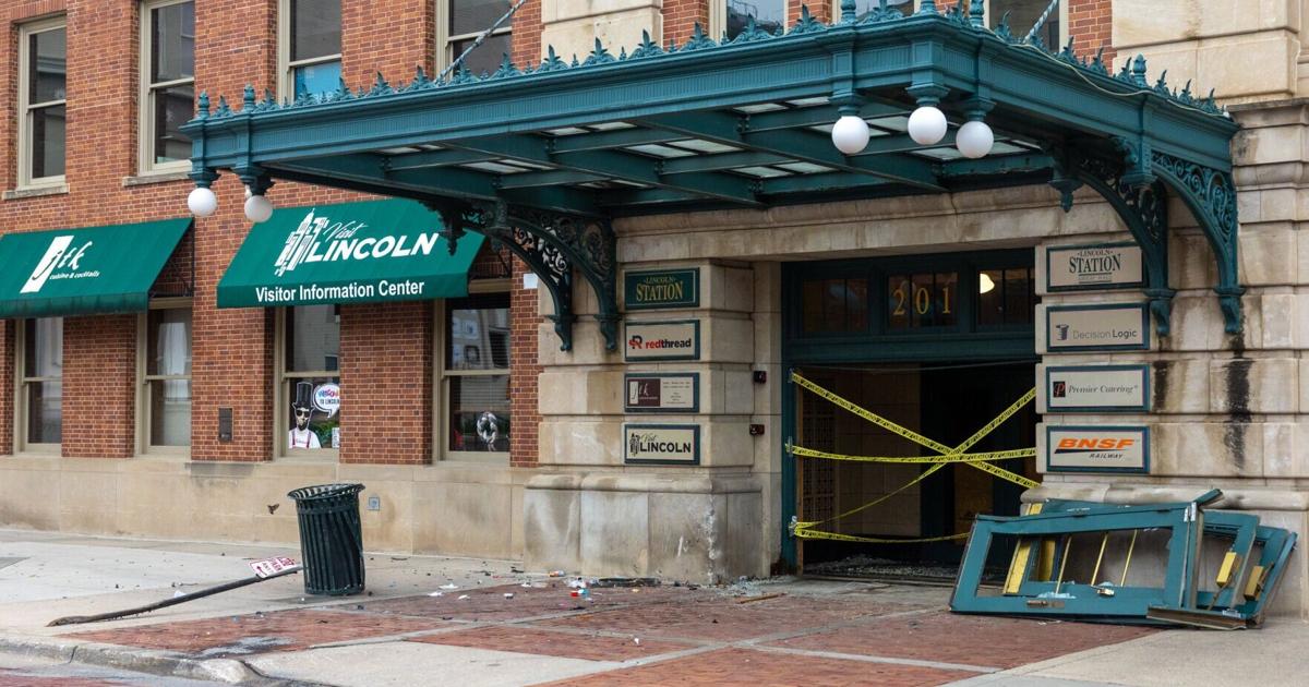 Lincoln Station damage