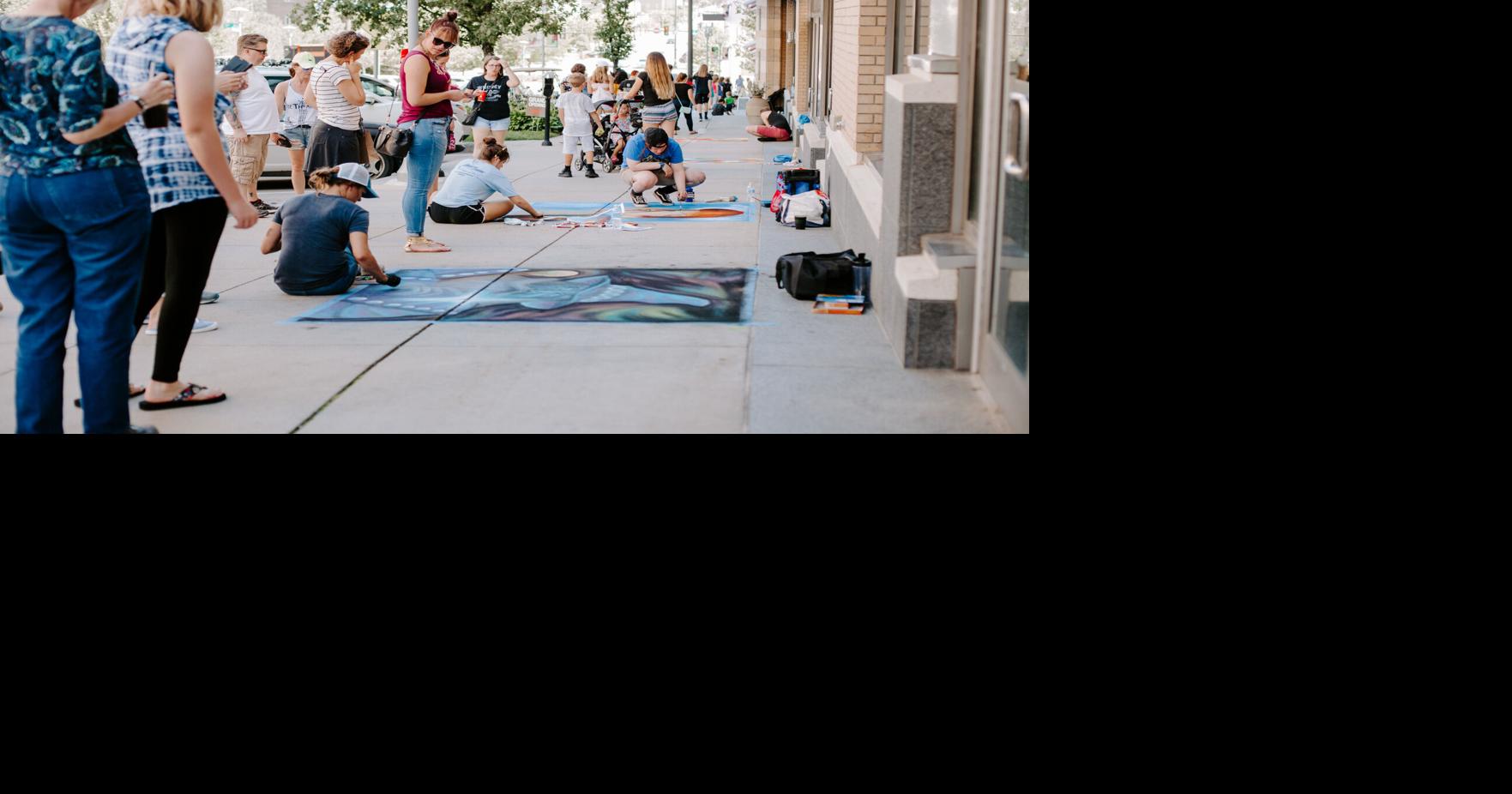 Sidewalks at Omaha's Turner Park will be filled with chalk masterpieces Saturday