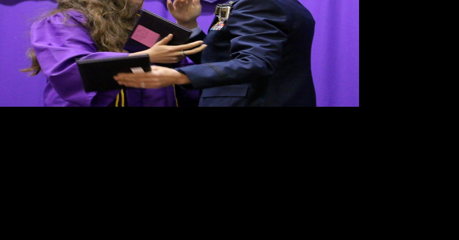 Air Force captain returns early from deployment to surprise her