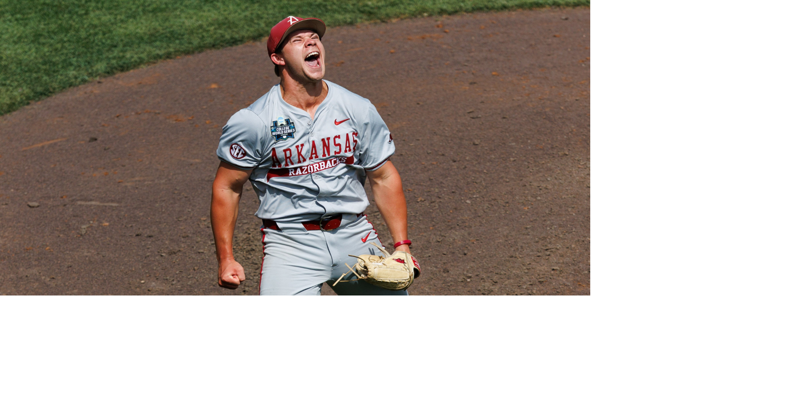 Arkansas' Gage Wood throws first no-hitter at College World Series since ...