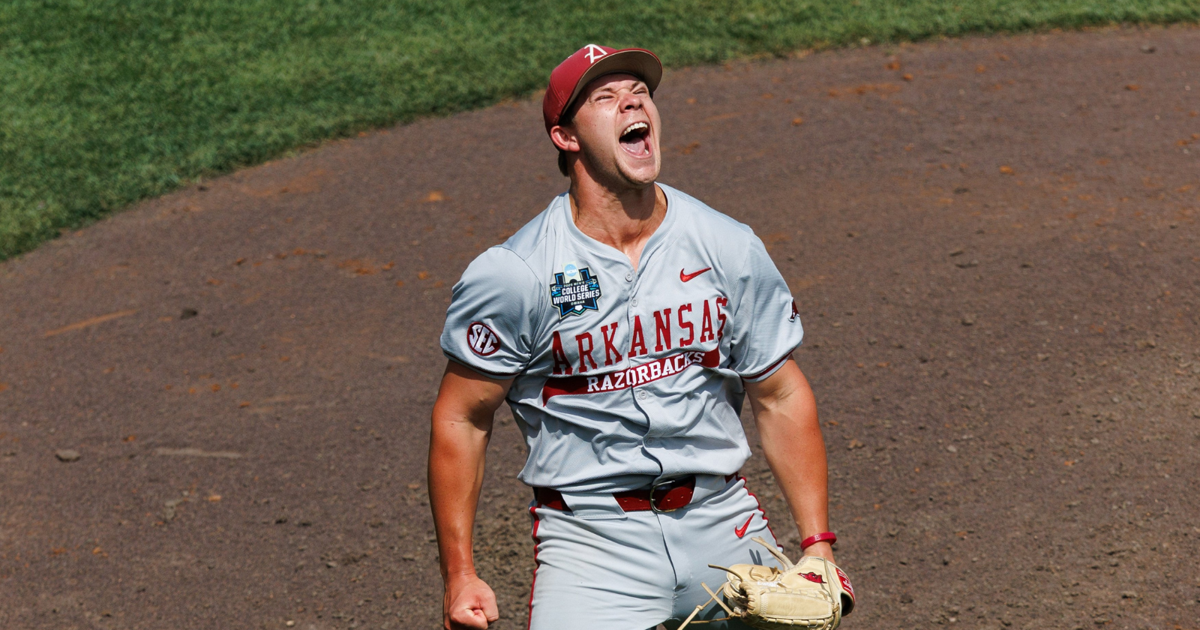 Arkansas' Gage Wood throws first no-hitter at College World Series since ...