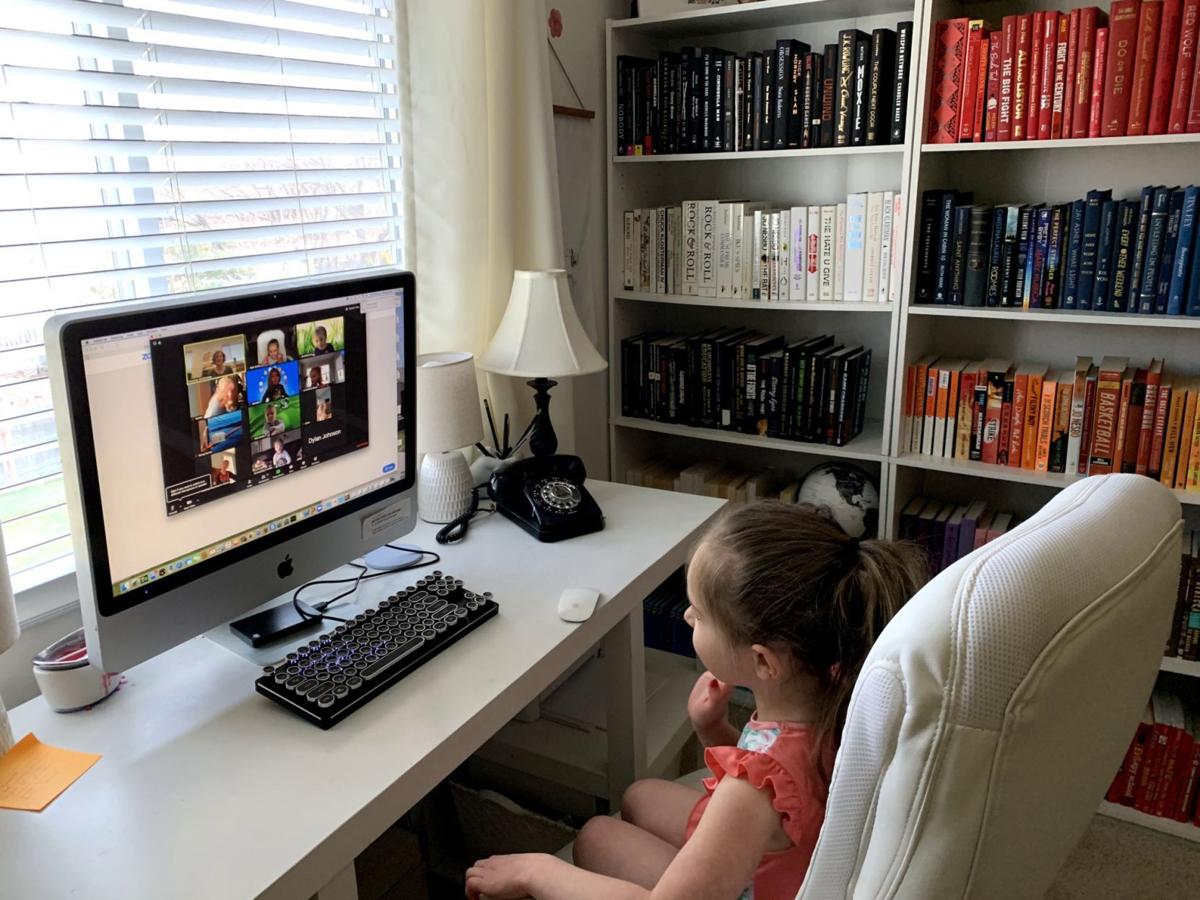 My preschooler uses Zoom more than me these days and it's hilariously