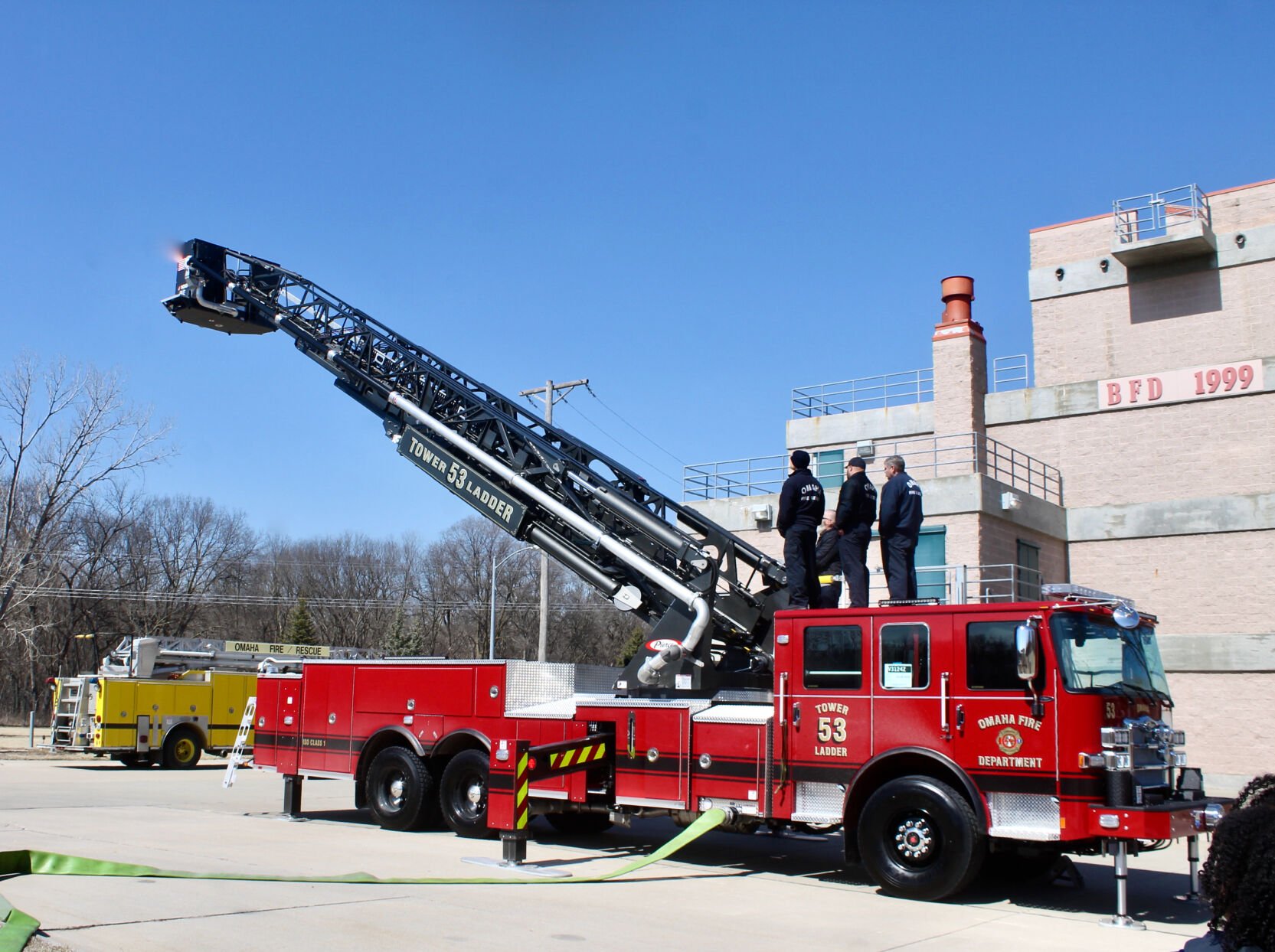 Help From Above: Omaha Fire Department Gets Two New Trucks With 100 ...