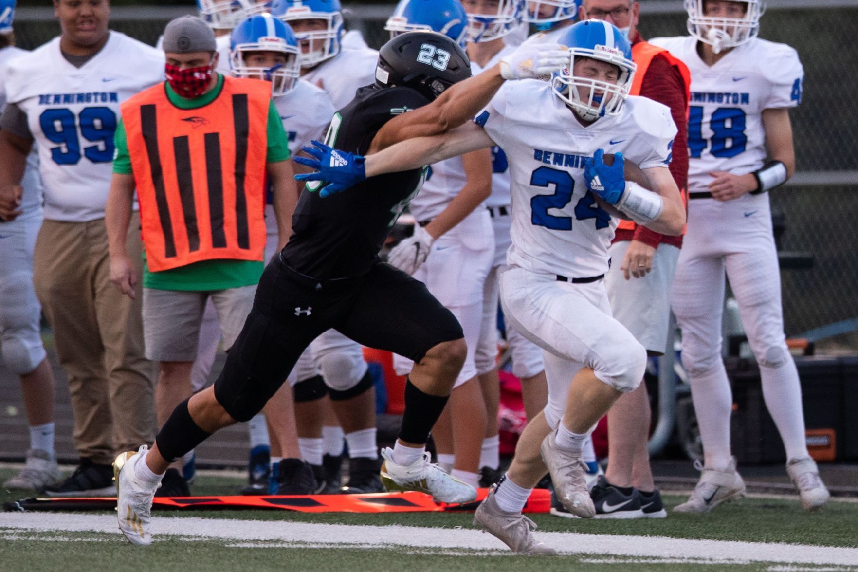 Photos: Omaha Skutt Football Takes Down Bennington