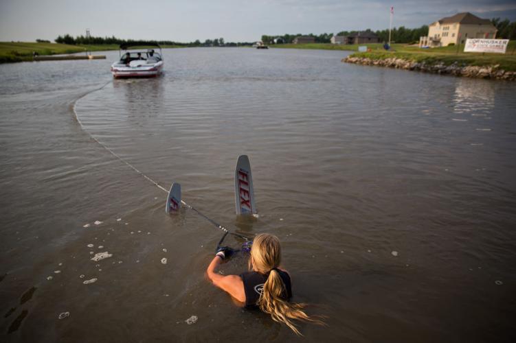 Competition, waves just right for water skiing