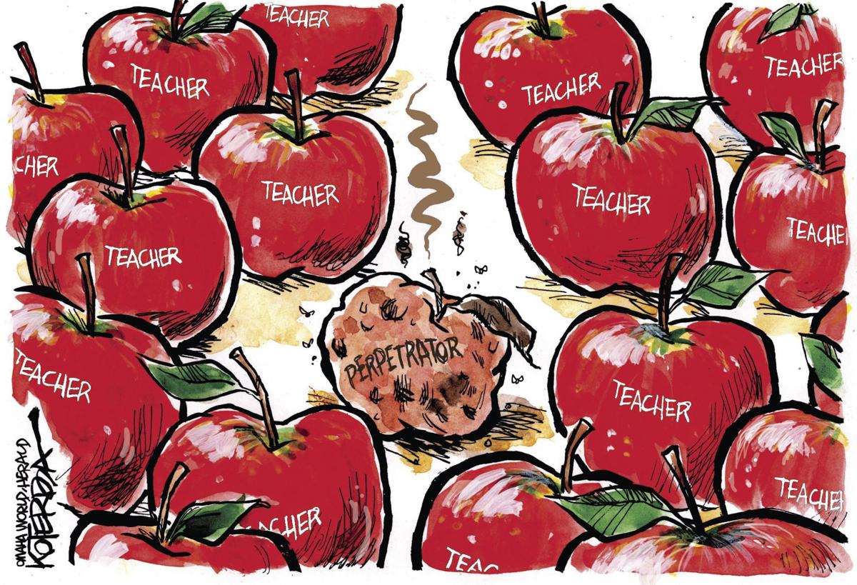 Jeff Koterba's latest cartoon: Bad apple