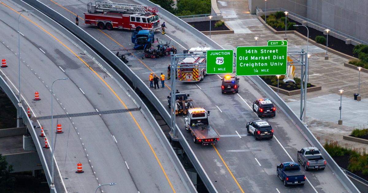 2 Menschen sterben bei Unfall auf der I-480 nahe der Innenstadt von Omaha