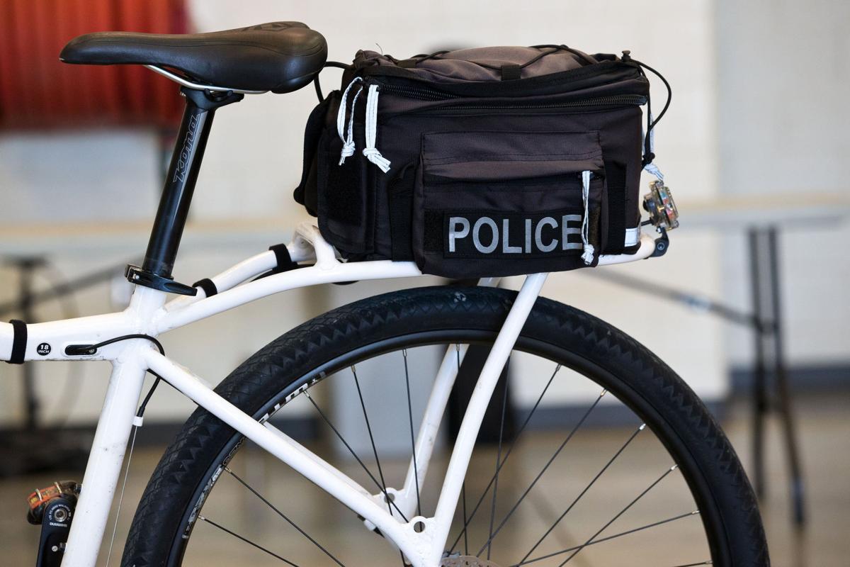 At training seminar for bike patrol officers, police find their footing