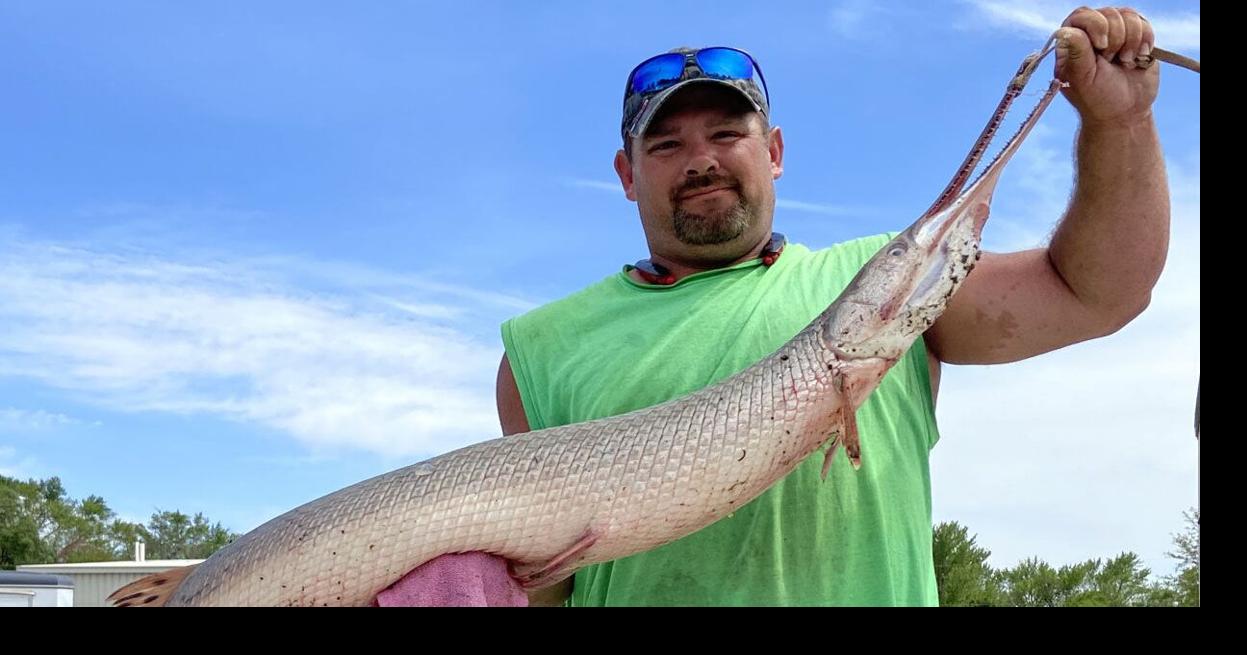 Council Bluffs angler crushes Iowa state record for long-nosed gar
